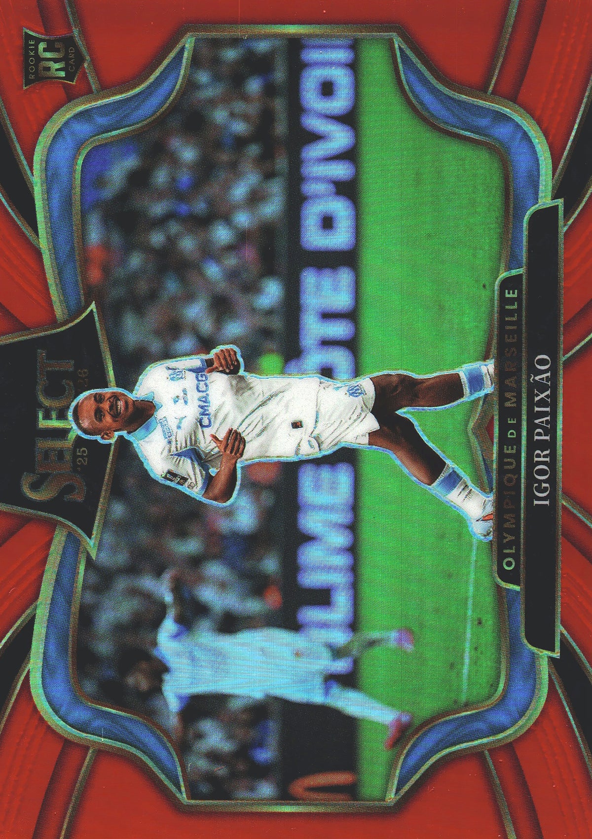 2025 Panini Select Ligue 1 Red /55 RC Igor Paixão #217 OM