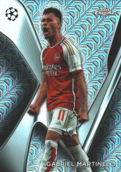 2023 Topps Chrome UCC Mojo Case Hit Gabriel Martinelli #MJ-3 Arsenal