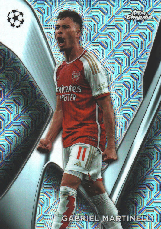 2023 Topps Chrome UCC Mojo Case Hit Gabriel Martinelli #MJ-3 Arsenal