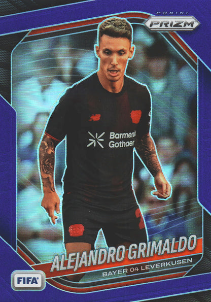 2025 Panini Prizm FIFA Blue /199 Alejandro Grimaldo #237 Bayer Leverkusen