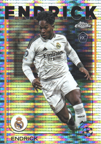 2024 Topps Chrome UCC Pulsar RC Endrick #100 Real Madrid