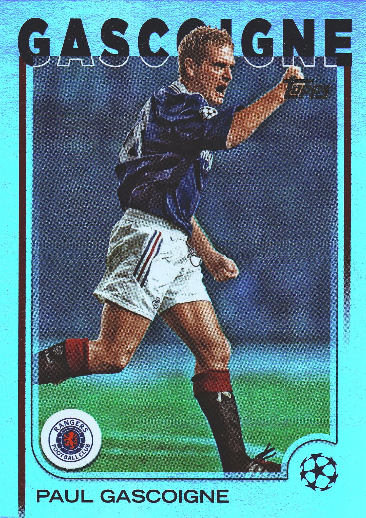 2025 Topps UCC SP Paul Gascoigne #49 Glasgow Rangers