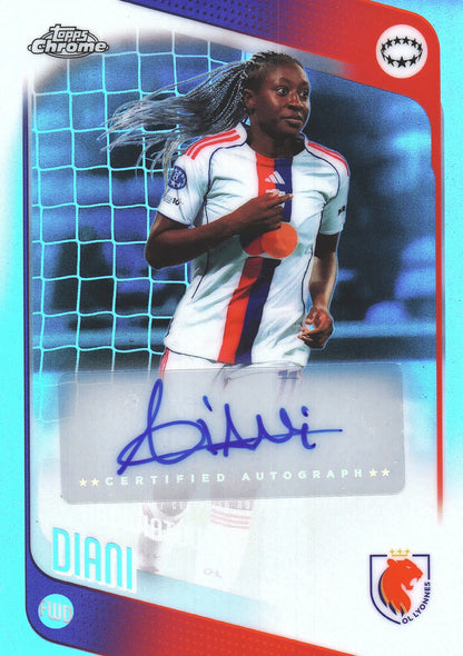 2025 Topps Chrome UCC Women Auto Kadidiatou Diani #CA-KD Lyon