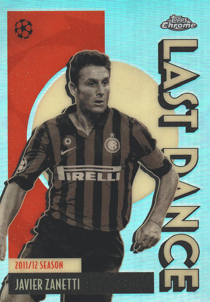 2025 Topps Chrome UCC Last Dance Javier Zanetti #LD-14 Inter Milan