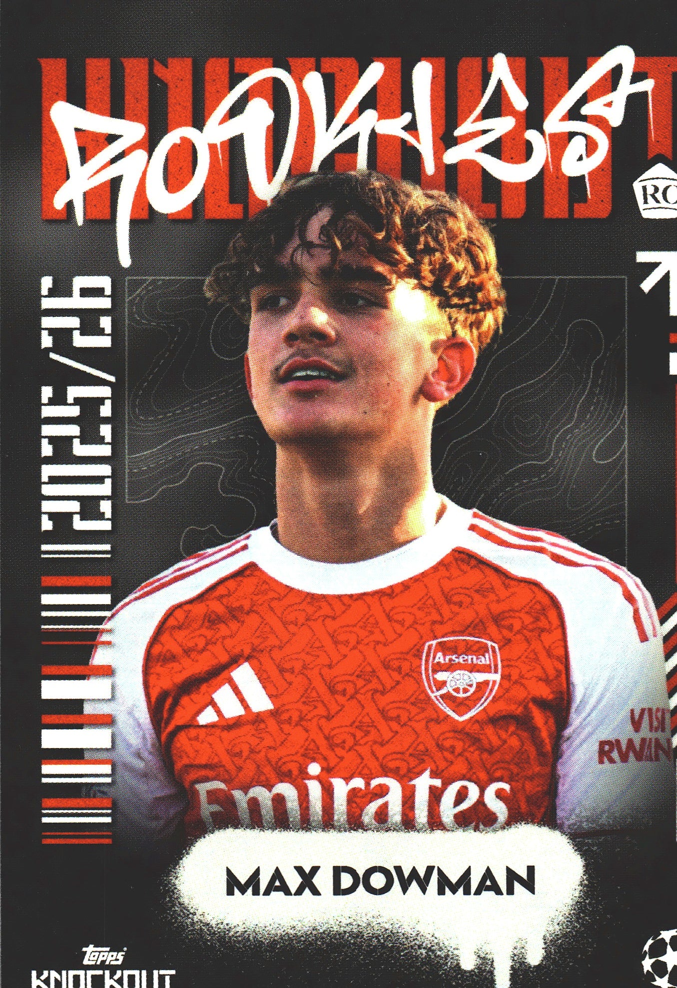 2025 Topps Knockout RC Max Dowman Arsenal