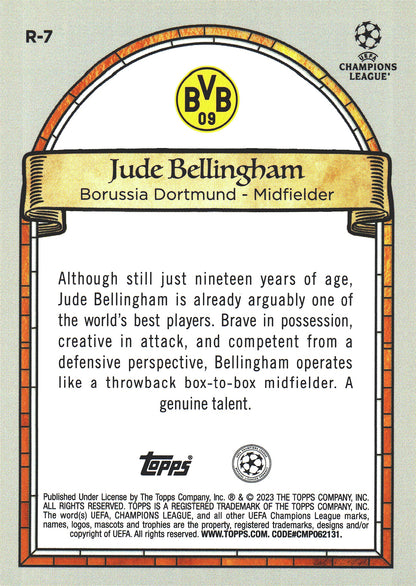 2022 Topps Merlin Chrome Renaissance Jude Bellingham #R-7 Dortmund