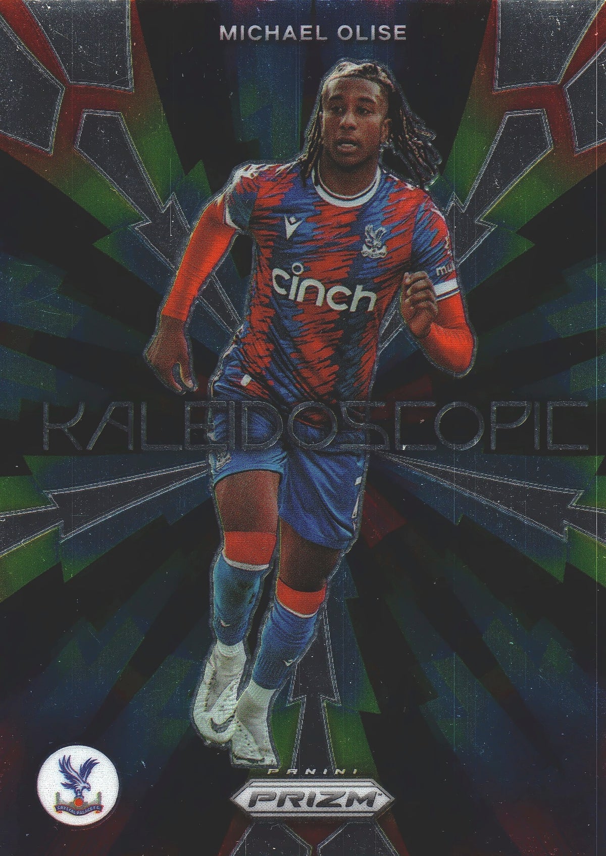 2022 Panini Prizm PL Kaleidoscopic Michael Olise #2 Crystal Palace