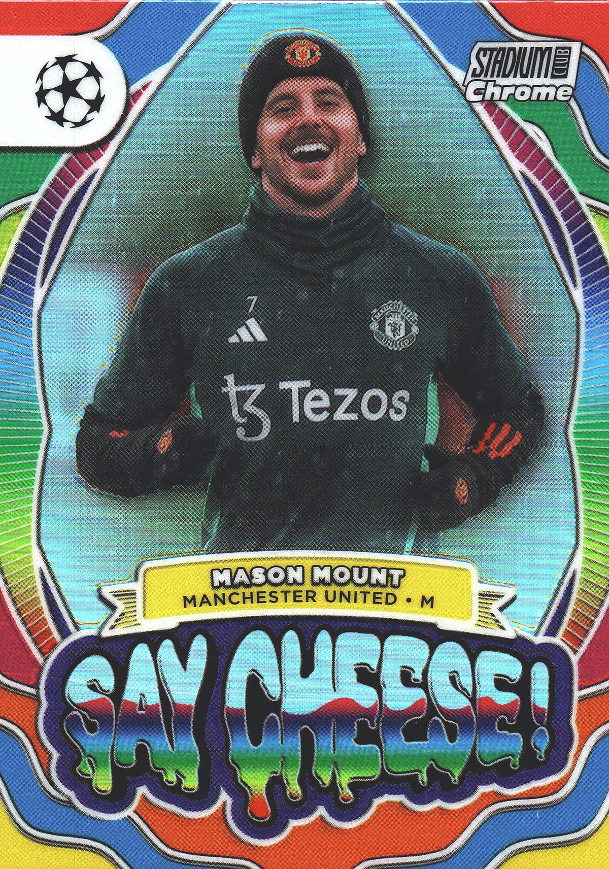 2023 Topps Stadium Club Chrome UCC Say Cheese Mason Mount #SC-MM Manchester United