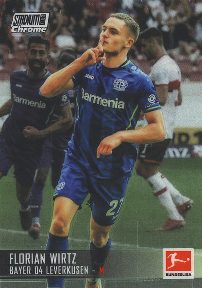 2021 Topps Stadium Club Chrome Bundesliga RC Florian Wirtz #71 Bayer Leverkusen