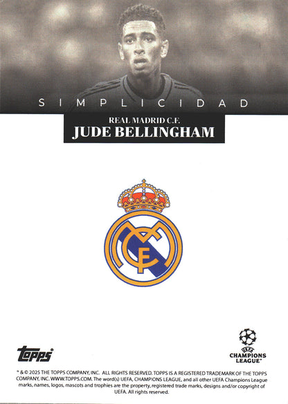 2024 Topps Simplicidad Jude Bellingham Real Madrid CF