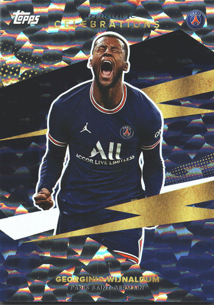 2021 Topps PSG Team Set Icy Georginio Wijnaldum #35 Paris Saint-Germain