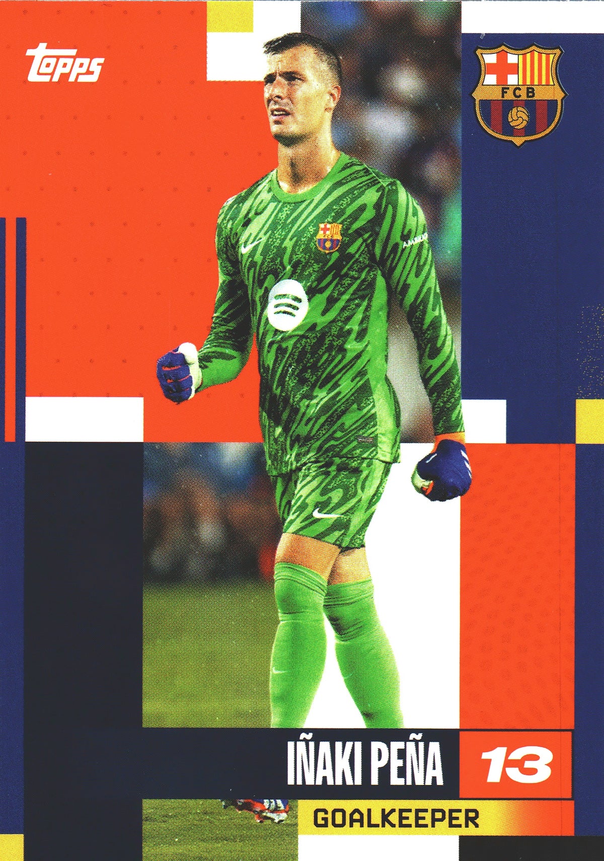 2024 Topps FC Barcelona Team Set Iñaki Peña #2 FC Barcelona