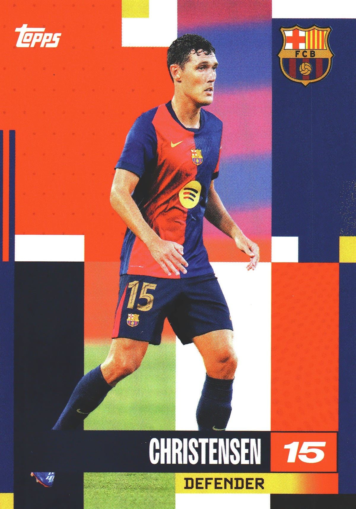 2024 Topps FC Barcelona Team Set Andreas Christensen #7 FC Barcelona