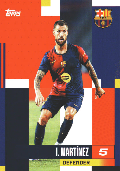 2024 Topps FC Barcelona Team Set I. Martínez #9 FC Barcelona