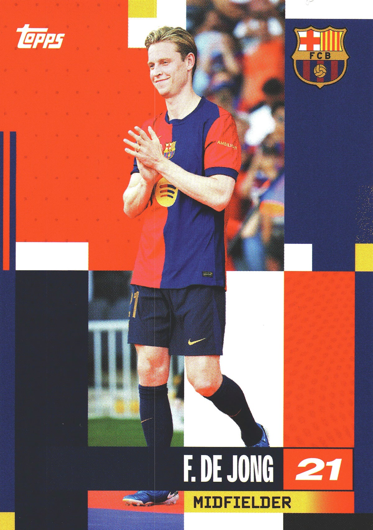 2024 Topps FC Barcelona Team Set F. De Jong #12 FC Barcelona