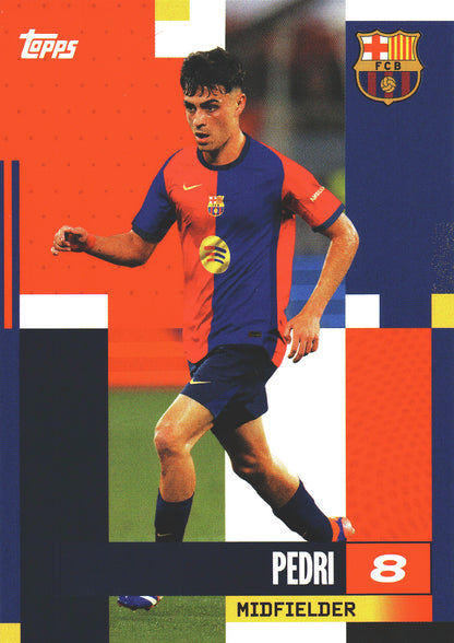 2024 Topps FC Barcelona Team Set Pedri #14 FC Barcelona