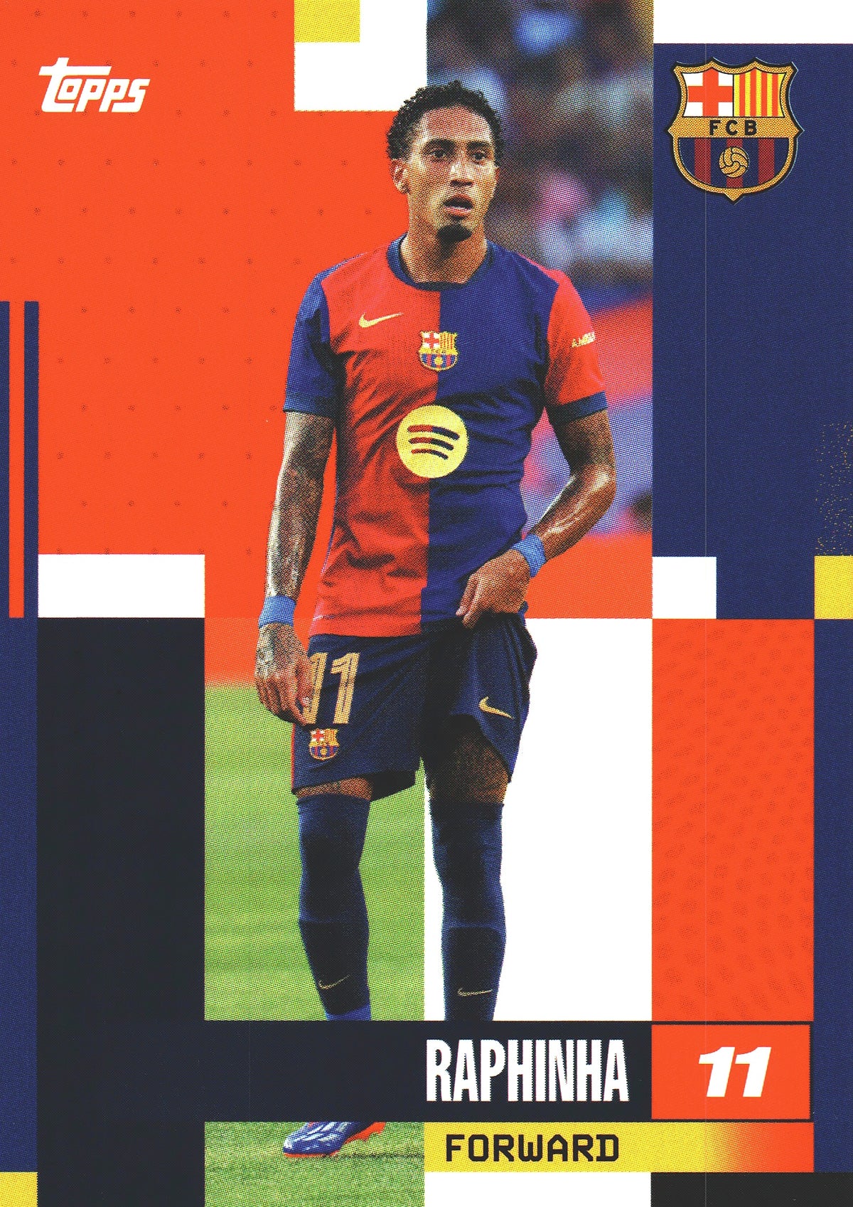 2024 Topps FC Barcelona Team Set Raphinha #22 FC Barcelona
