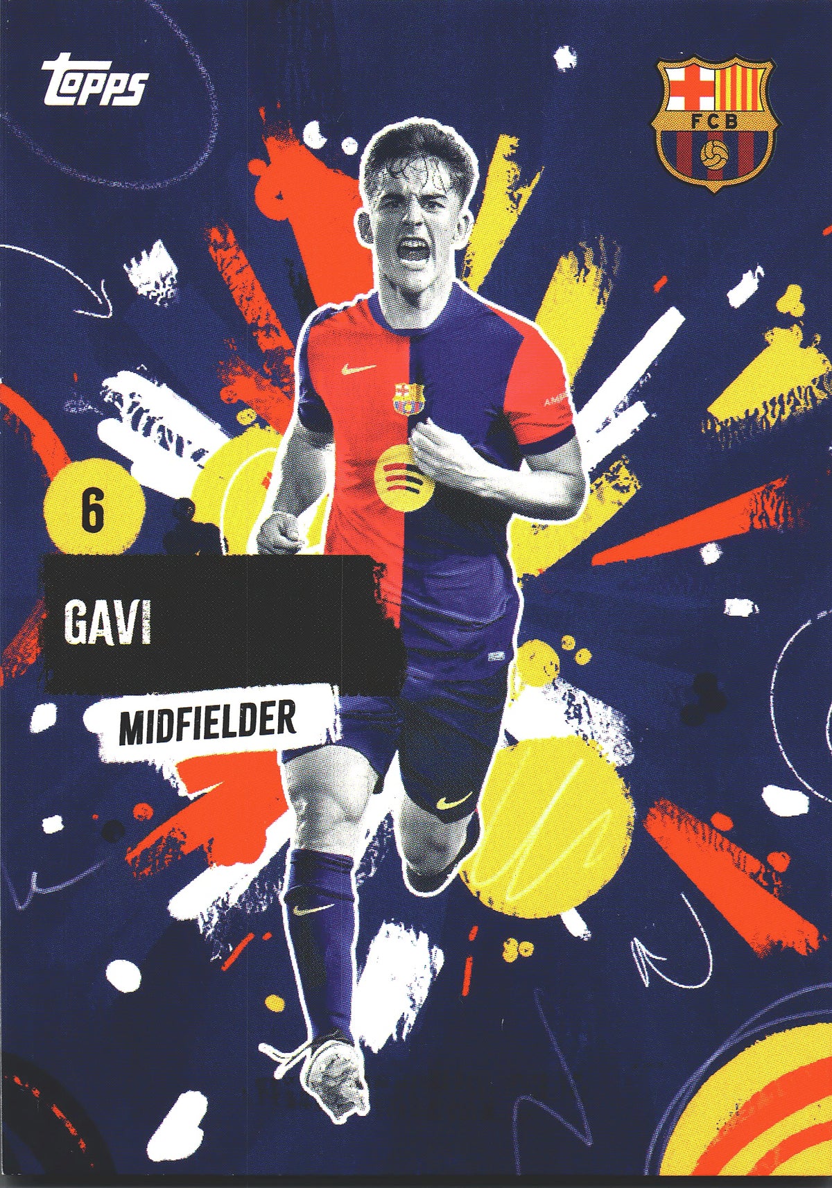 2024 Topps FC Barcelona Team Set Gavi #28 FC Barcelona