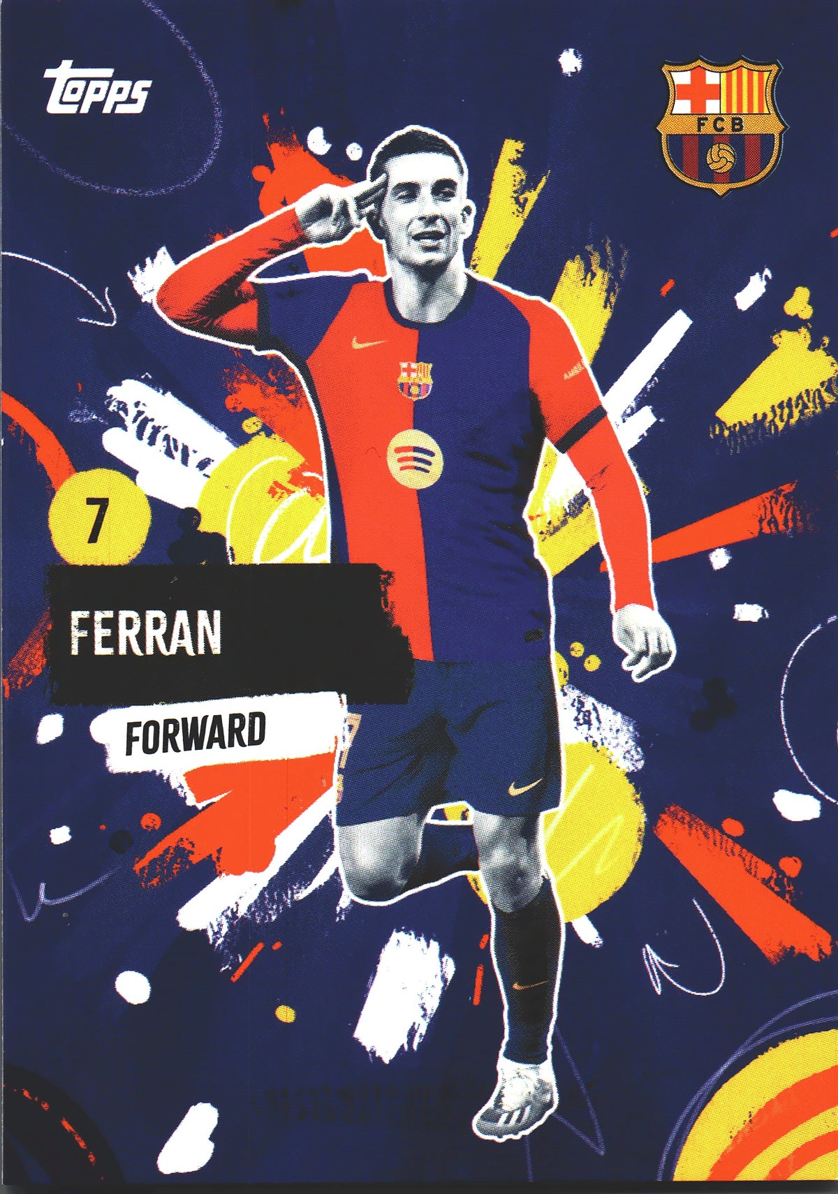 2024 Topps FC Barcelona Team Set Ferran #30 FC Barcelona