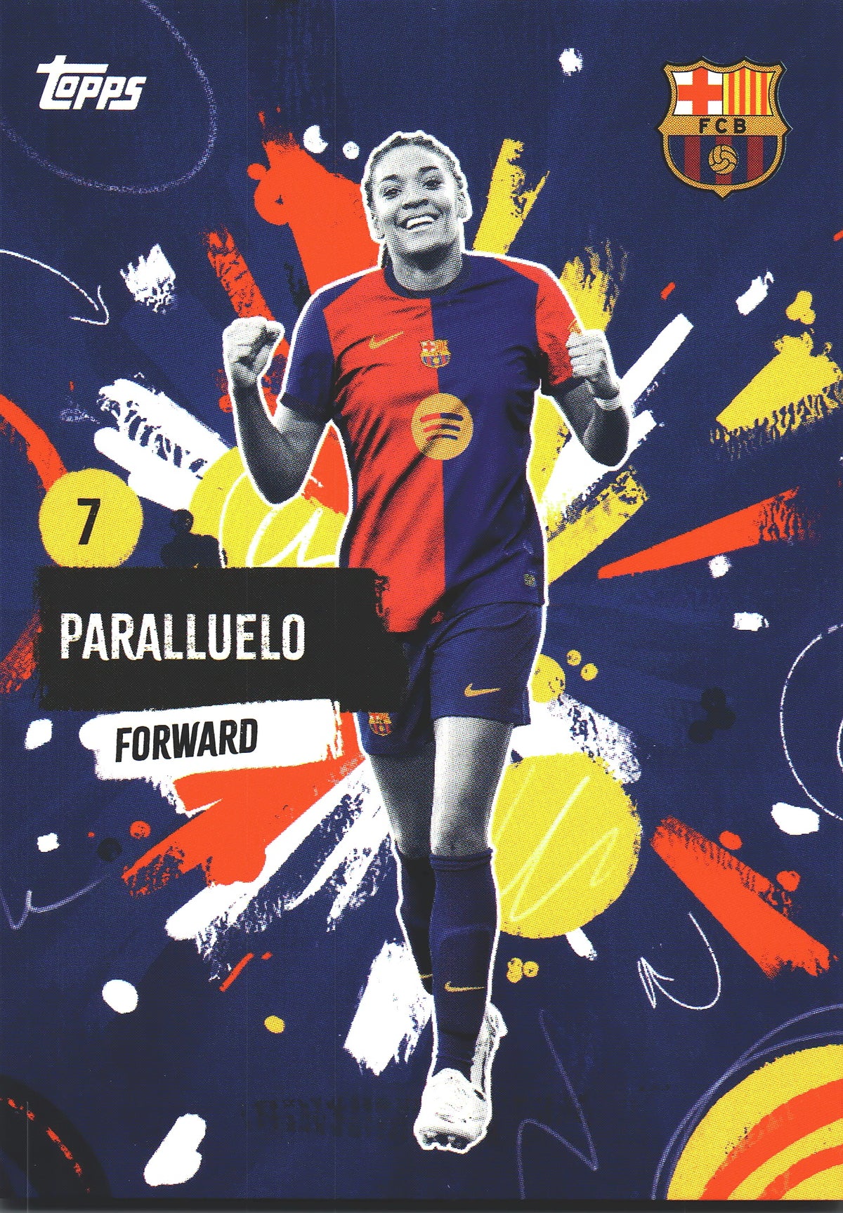 2024 Topps FC Barcelona Team Set Salma Paralluelo #32 FC Barcelona Femeni