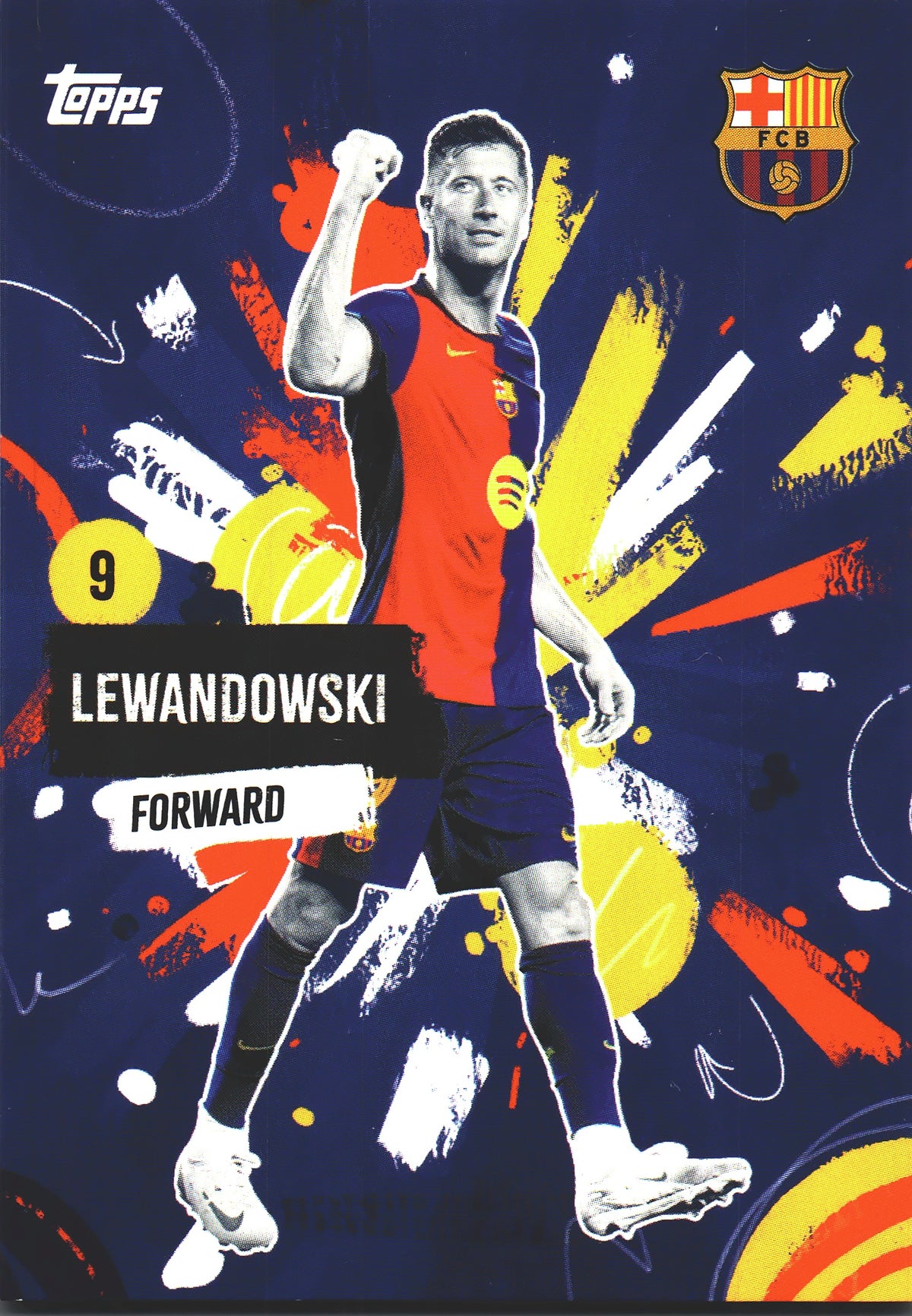 2024 Topps FC Barcelona Team Set Lewandowski #35 FC Barcelona