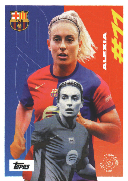 2024 Topps FC Barcelona Team Set Alexia #39 FC Barcelona Femeni