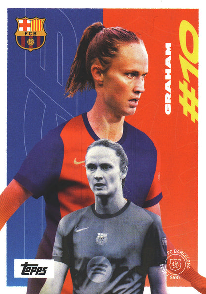 2024 Topps FC Barcelona Team Set Graham #43 FC Barcelona Femeni