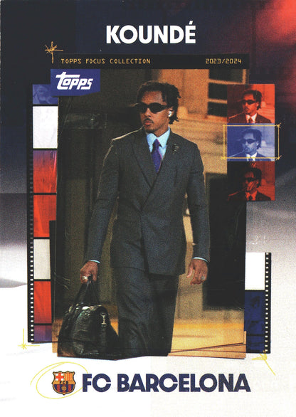 2023 Topps Focus FC Barcelona Koundé #3 FC Barcelona
