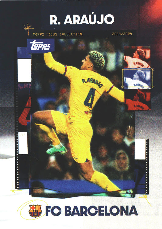 2023 Topps Focus FC Barcelona R. Araújo #5 FC Barcelona