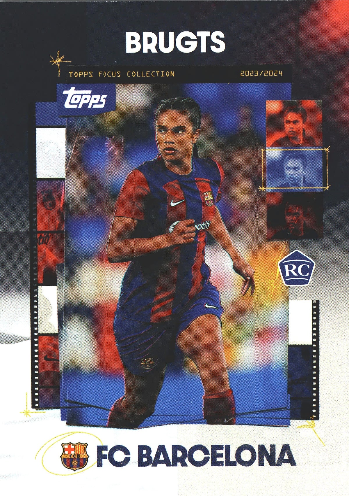 2023 Topps Focus FC Barcelona Brugts #39 FC Barcelona Femeni