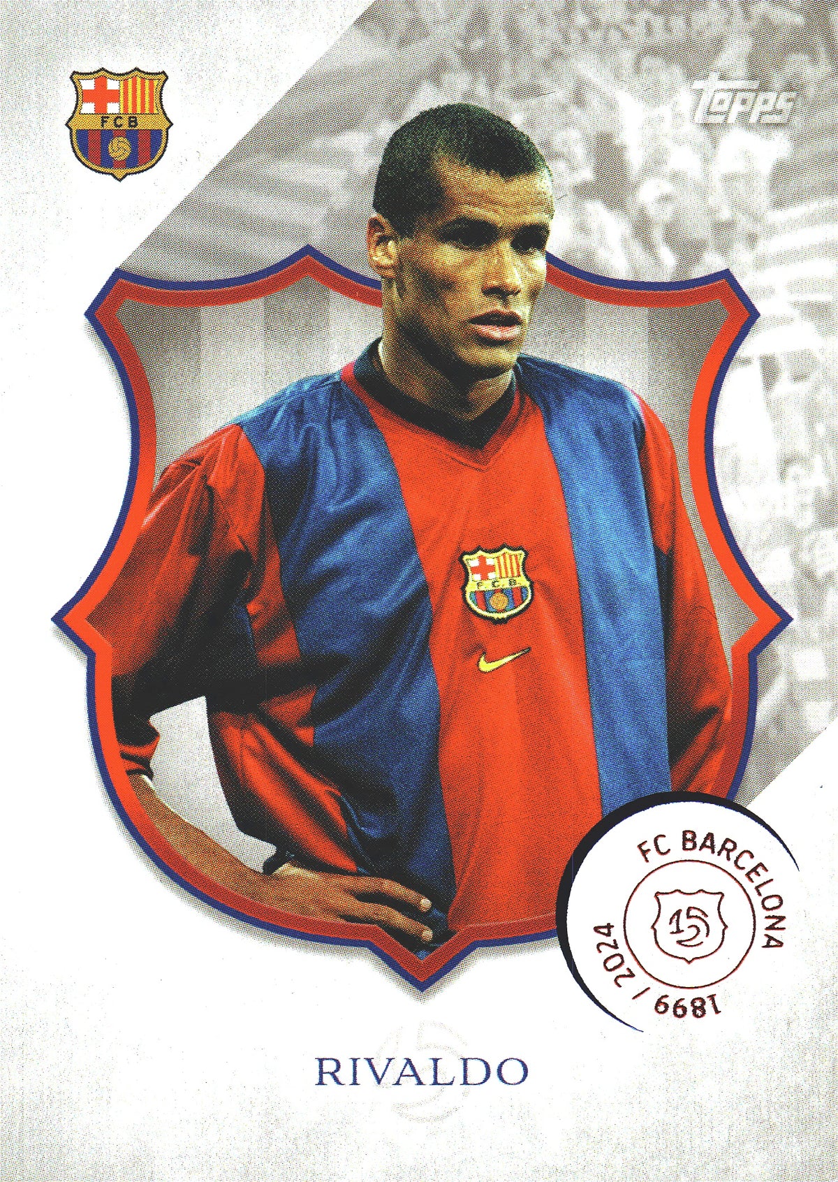 2024 Topps FC Barcelona 125th Anniversary Rivaldo #49 FC Barcelona