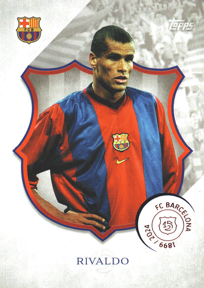 2024 Topps FC Barcelona 125th Anniversary Rivaldo #49 FC Barcelona
