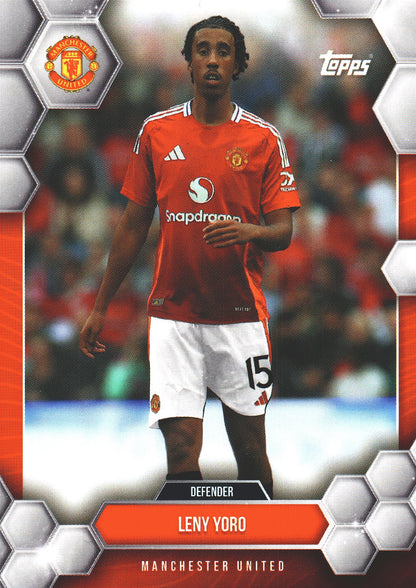 2024 Topps Manchester United Fan Set Leny Yoro #5 Manchester United