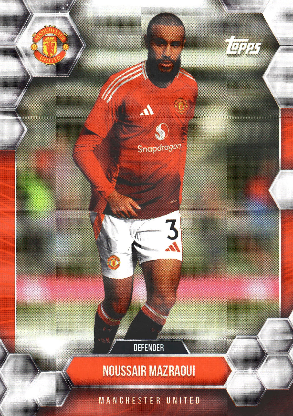 2024 Topps Manchester United Fan Set Noussair Mazraoui #6 Manchester United