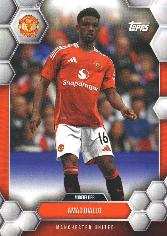 2024 Topps Manchester United Fan Set Amad Diallo #19 Manchester United