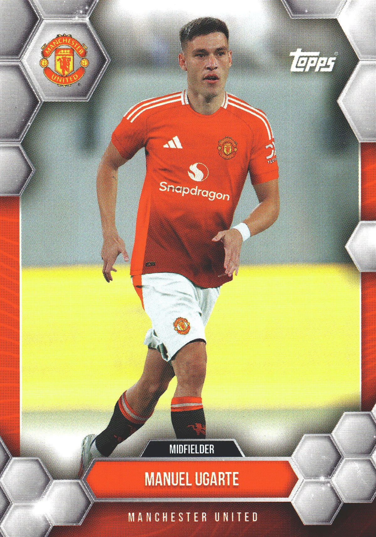 2024 Topps Manchester United Fan Set Manuel Ugarte #10 Manchester United