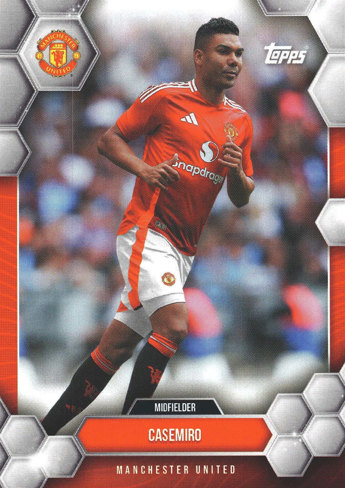 2024 Topps Manchester United Fan Set Casemiro #11 Manchester United