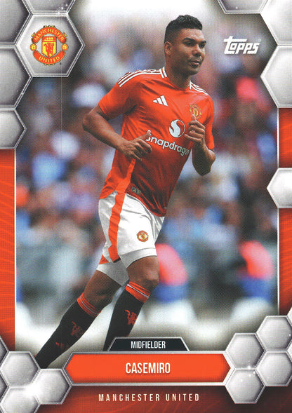 2024 Topps Manchester United Fan Set Casemiro #11 Manchester United