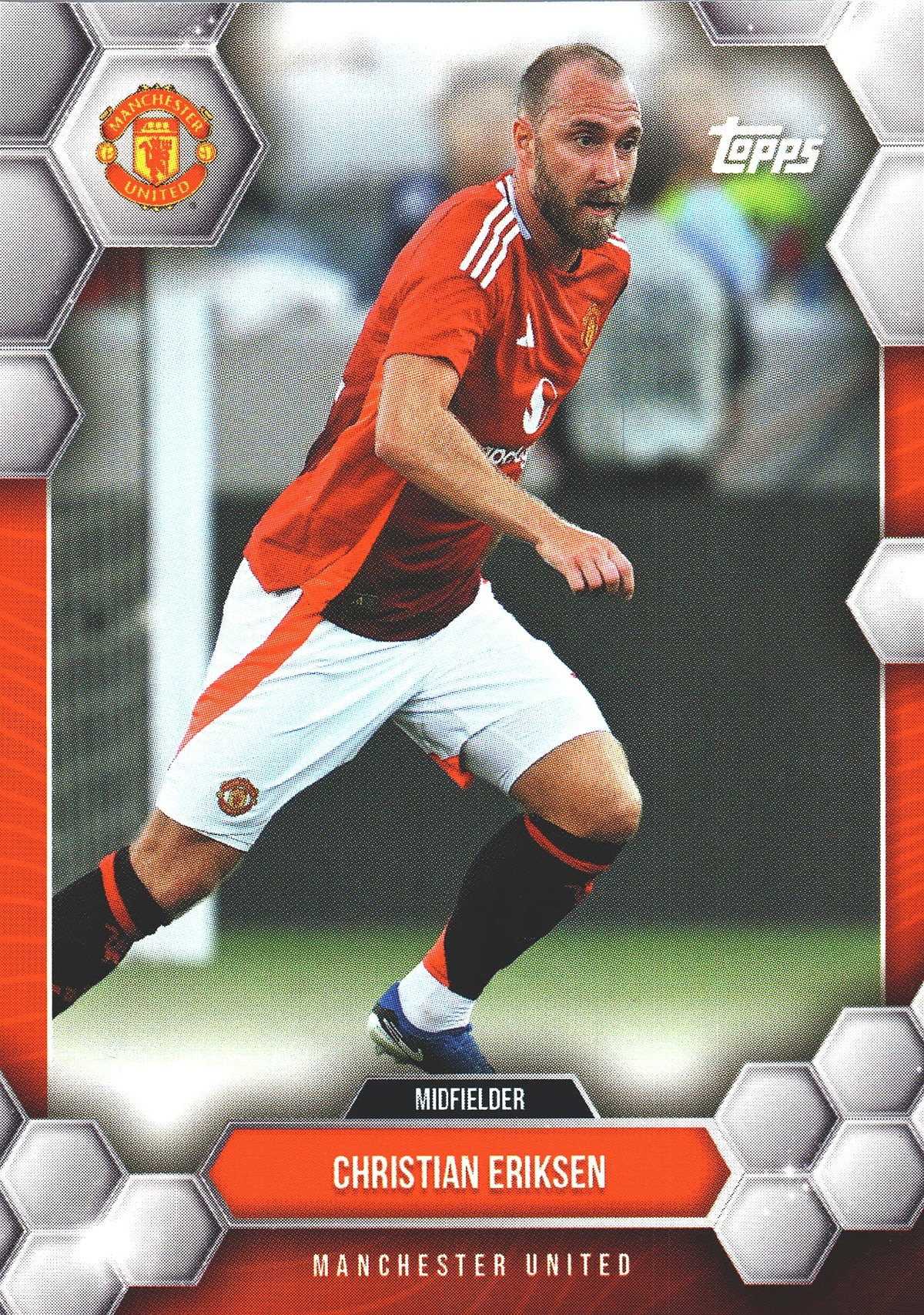 2024 Topps Manchester United Fan Set Christian Eriksen #13 Manchester United