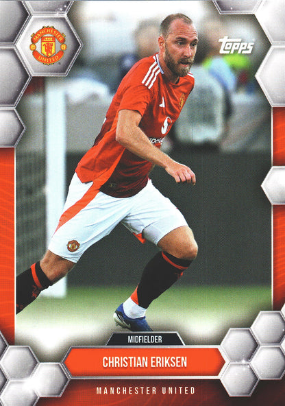 2024 Topps Manchester United Fan Set Christian Eriksen #13 Manchester United