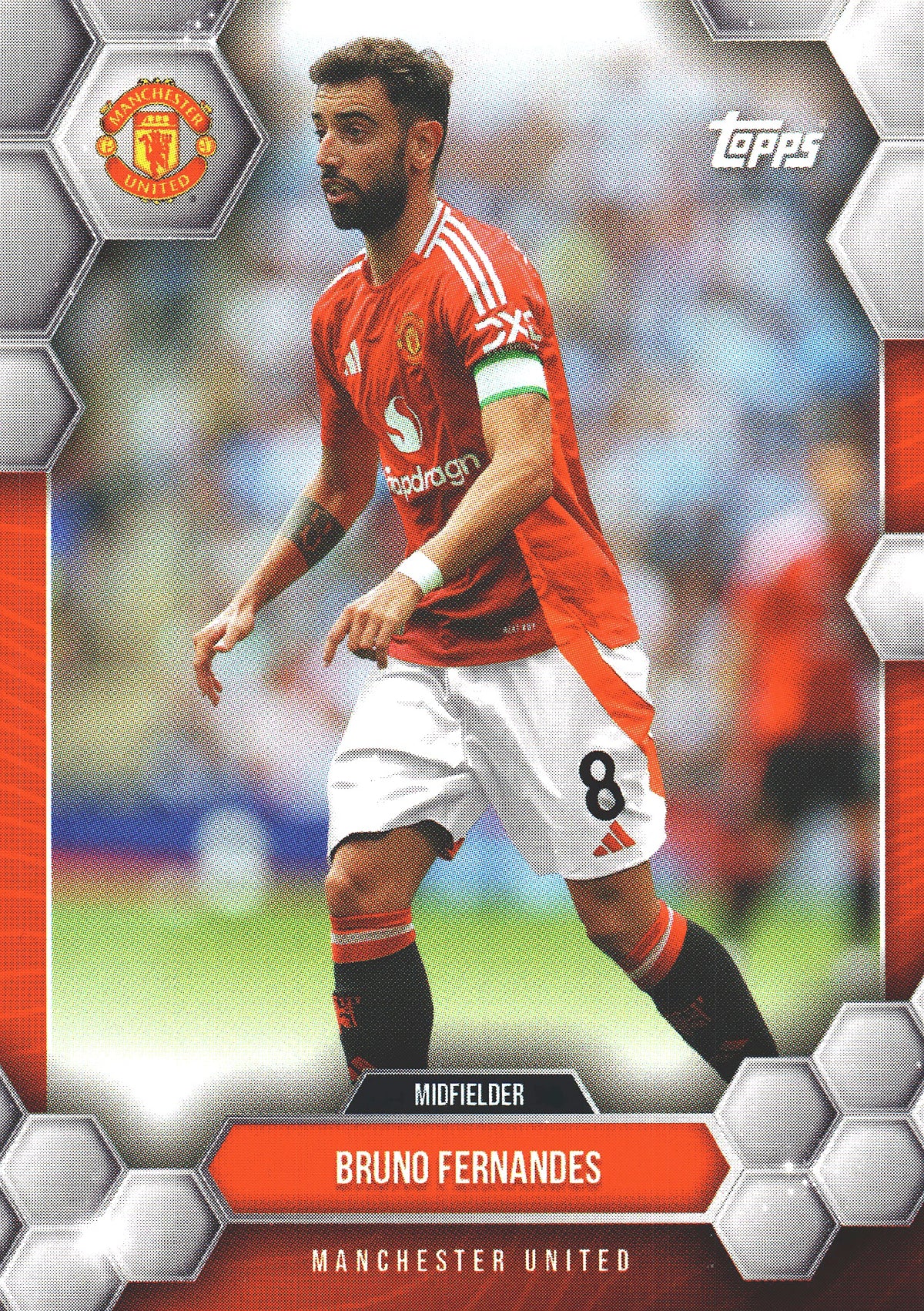 2024 Topps Manchester United Fan Set Bruno Fernandes #14 Manchester United