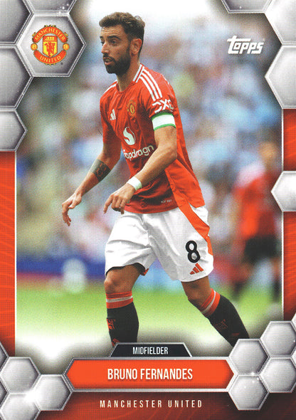 2024 Topps Manchester United Fan Set Bruno Fernandes #14 Manchester United