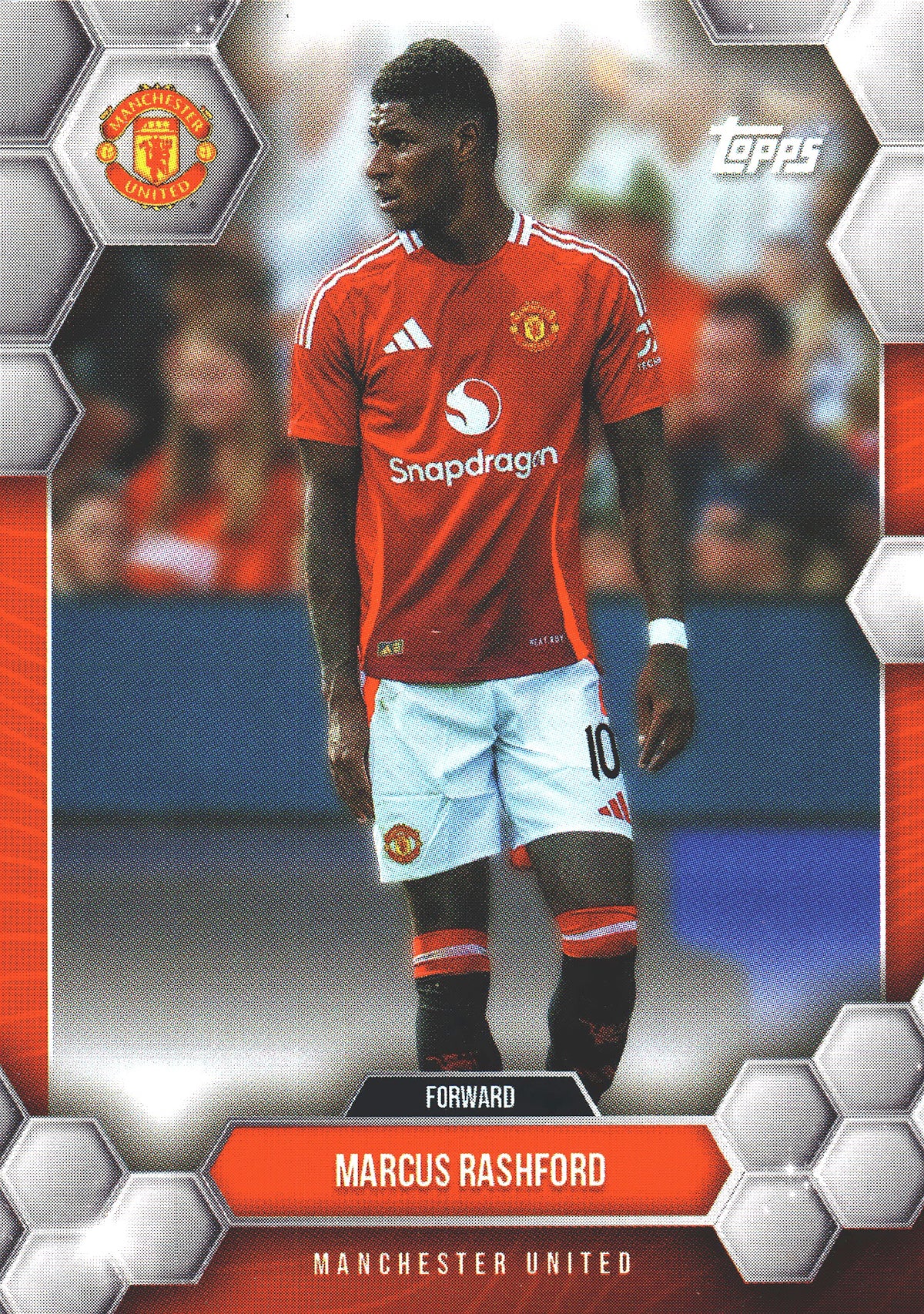 2024 Topps Manchester United Fan Set Marcus Rashford #16 Manchester United