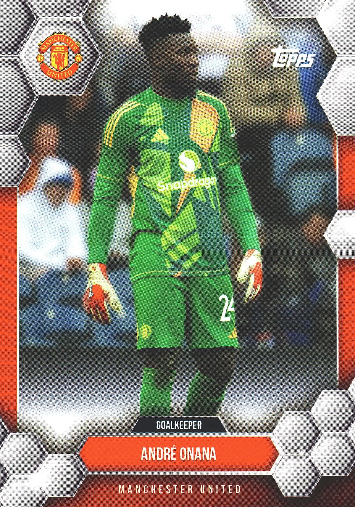2024 Topps Manchester United Fan Set Andre Onana #1 Manchester United