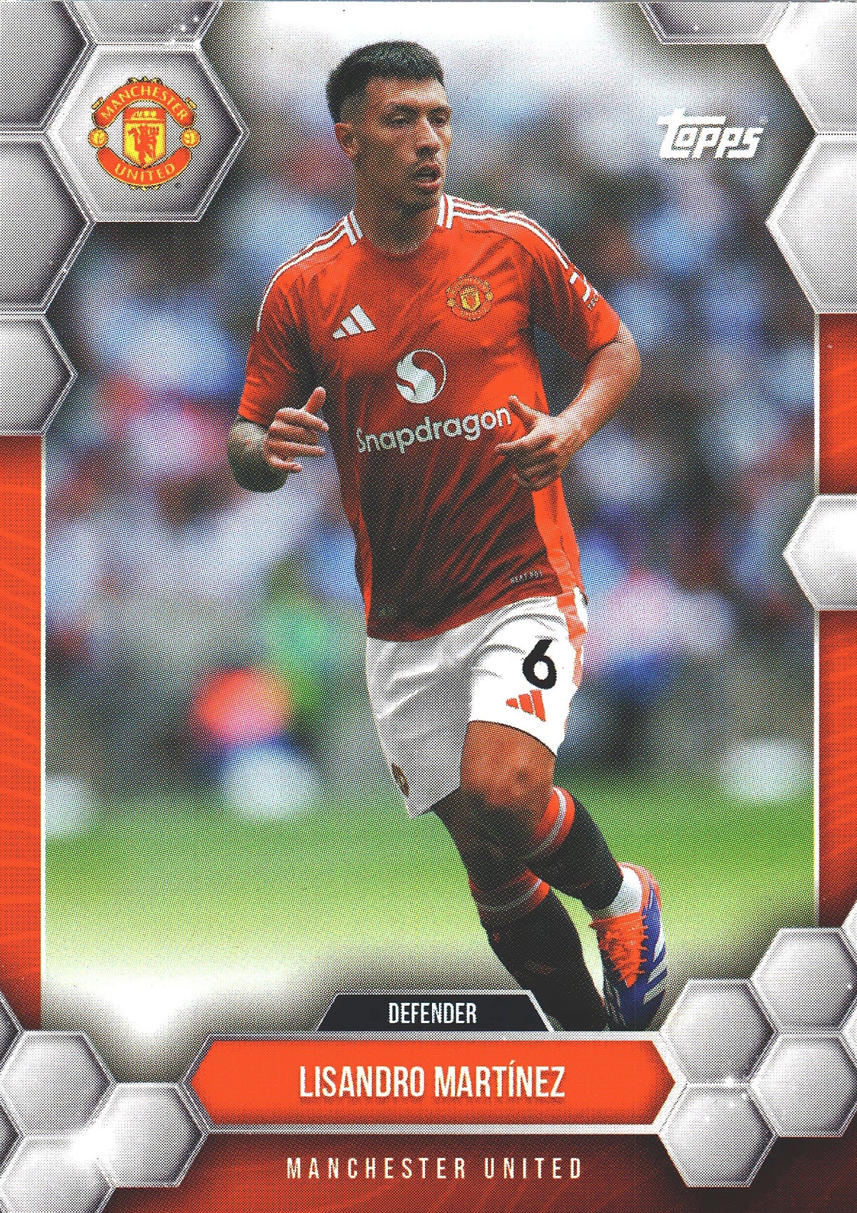 2024 Topps Manchester United Fan Set Lisandro Martinez #2 Manchester United