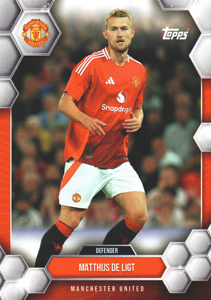 2024 Topps Manchester United Fan Set Matthijs de Ligt #3 Manchester United