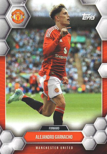 2024 Topps Manchester United Fan Set Alejandro Garnacho #17 Manchester United