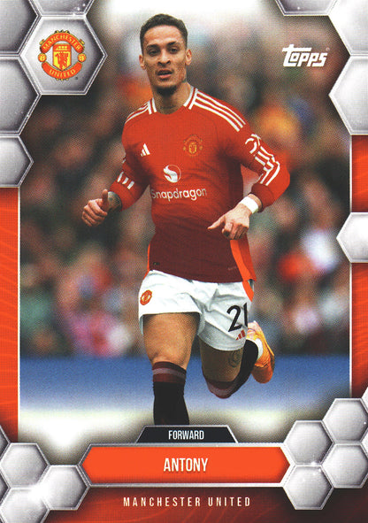 2024 Topps Manchester United Fan Set Antony #18 Manchester United