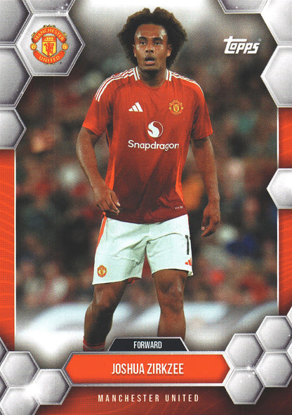 2024 Topps Manchester United Fan Set Joshua Zirkzee #9 Manchester United