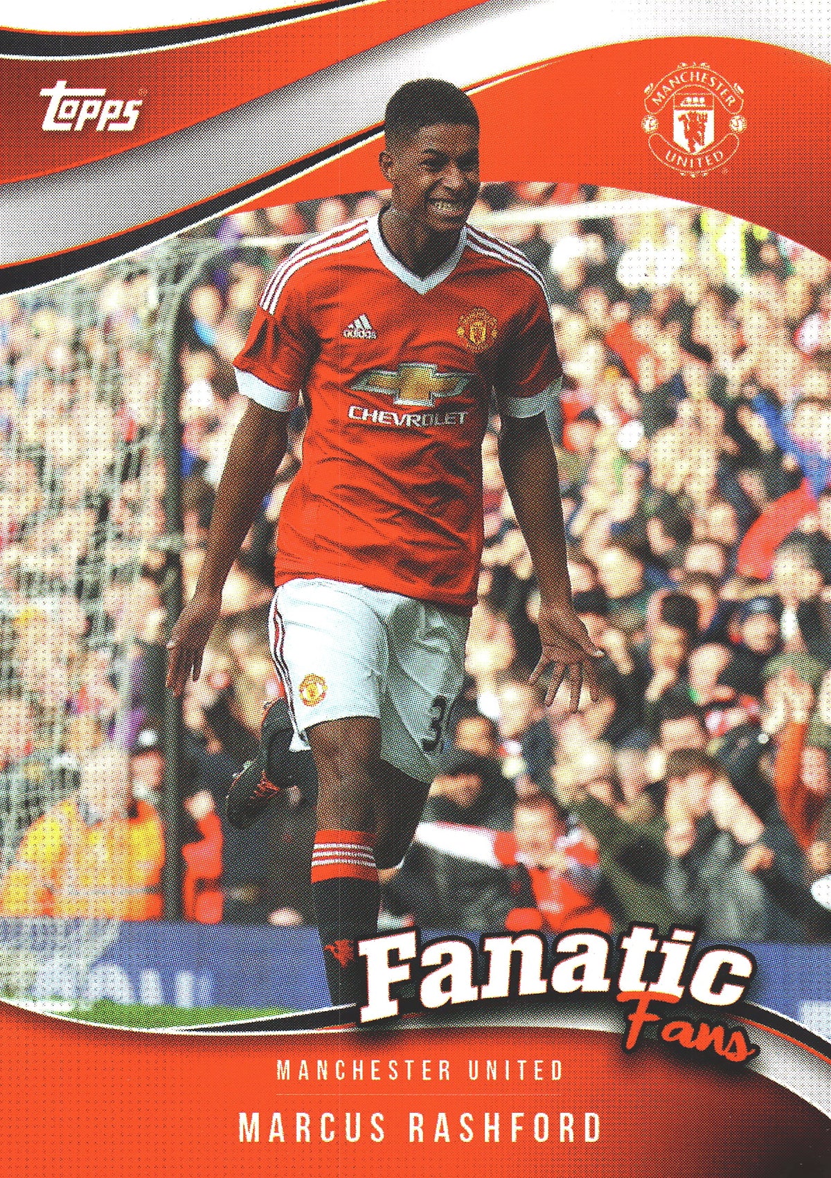 2024 Topps Manchester United Fan Set Fanatic Fans Marcus Rashford #FF-2